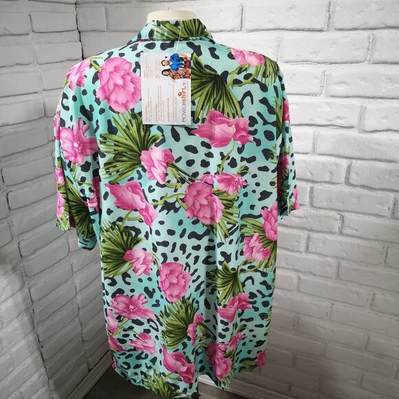 NWT King Kameha Men's Hawaii Print Size 3XL Button Front Shirt - Picture 2 of 9